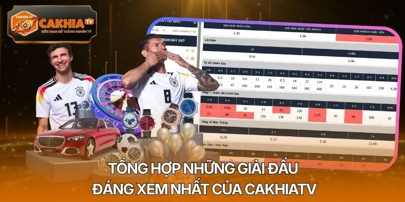 Tổng hợp những giải đấu đáng xem nhất của Cakhiatv